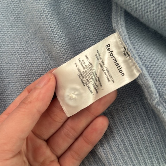 Reformation Light Blue Cardigan - Picture 9 of 15